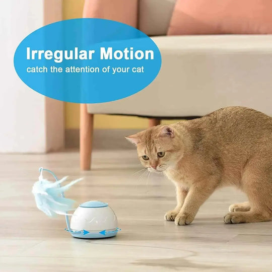 Electric Cat Toys: Electric Toy Teasing Feather for Cat Interactive