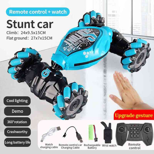 Remote Control Car Toys 16 Stunt LED Gesture Induction I4WD 1:16 Stunt