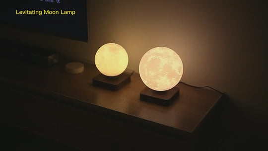 Magnetic Levitating Moon Lamp Elevate Home Decor