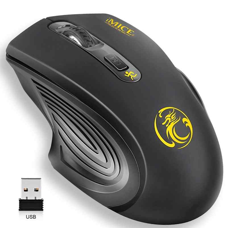 Wireless Mouse Ergonomic Optical Mouse, Computer Mouse for Laptop and PC
