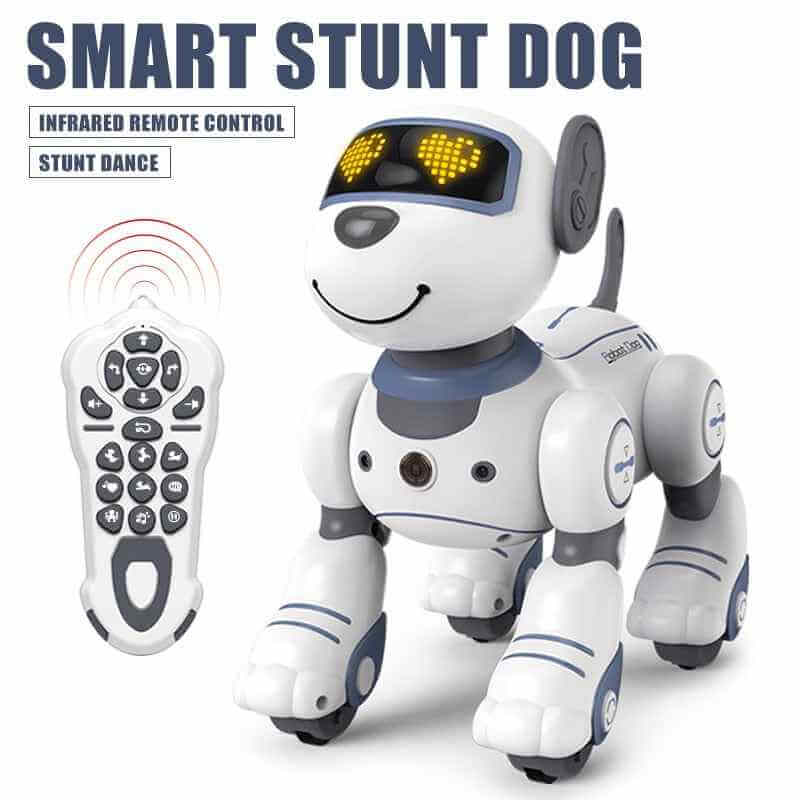 Robot Dog Remote Control Toy Stunt Voice Command Touch-Sense Music