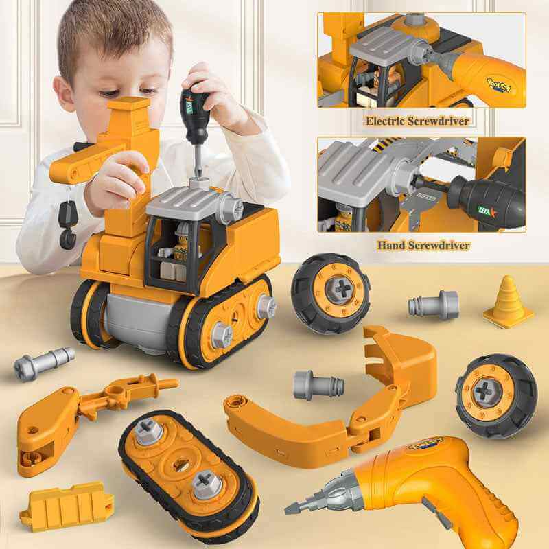 Toy Kids Vehicle Engineering for kids Removable installation Play Set