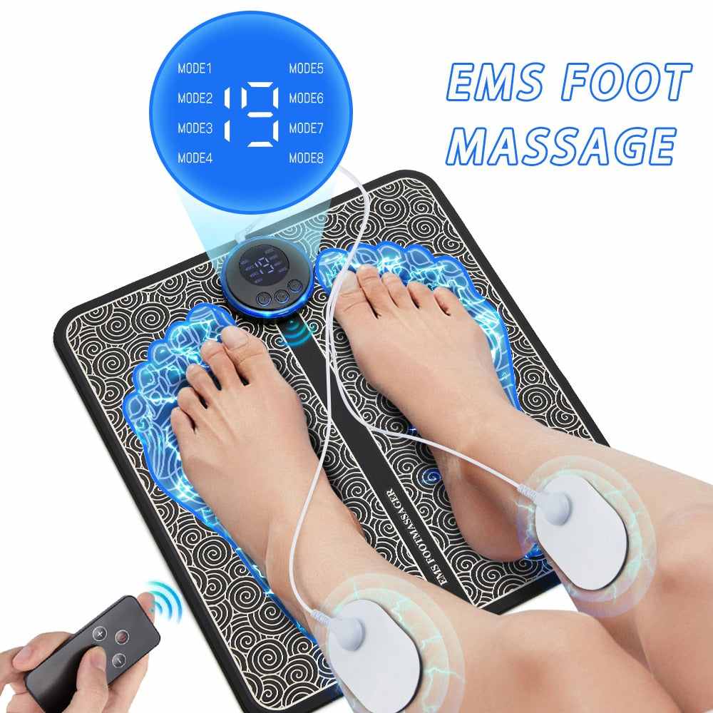 Foot Massager Mat EMS for Pain Plantar Relief Foot Massager Mat